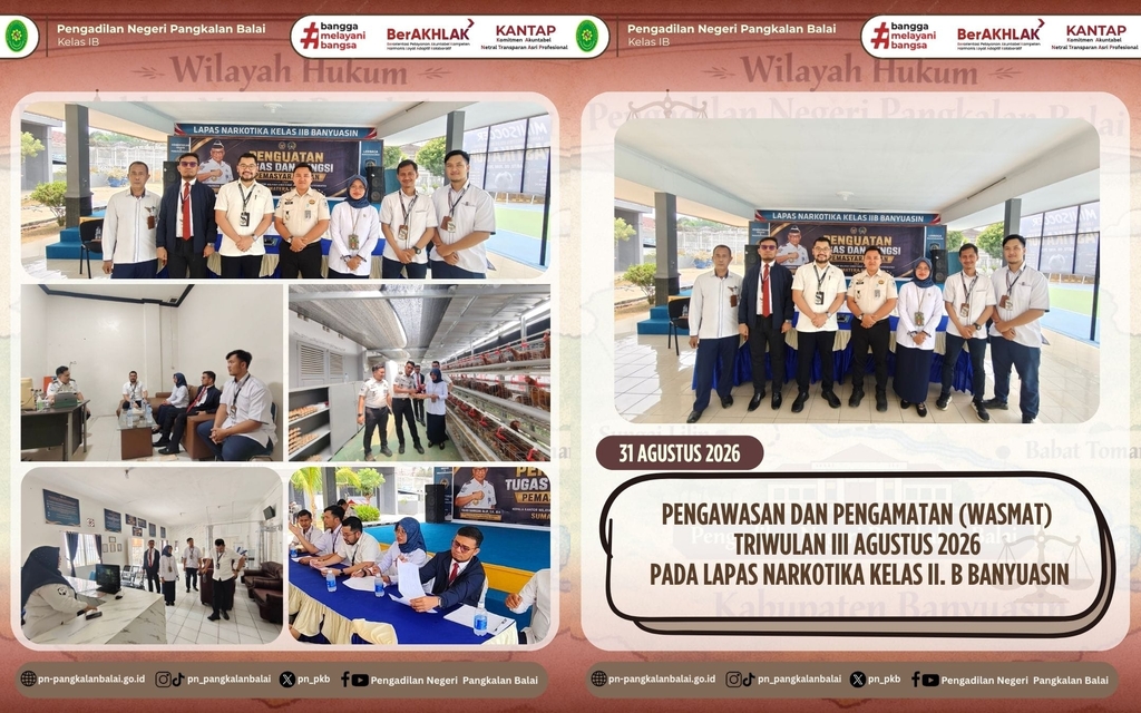310826 - Pengawasan dan Pengamatan (WASMAT) Triwulan III Tahun 2026 Pengadilan Negeri Pangkalan Balai.jpeg